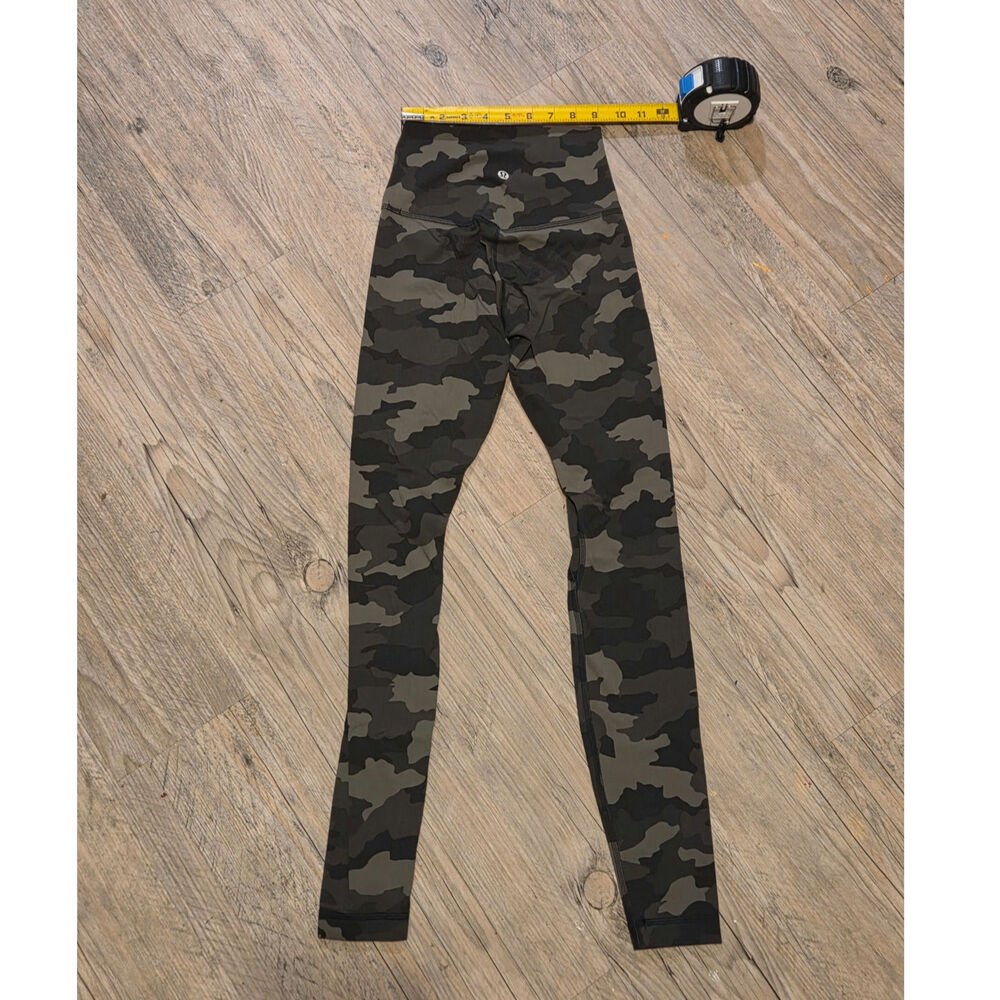 lululemon Camo Leggings Size 2 High Rise Full Length